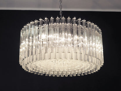 Murano Chandelier | 265 Clear Prism glass