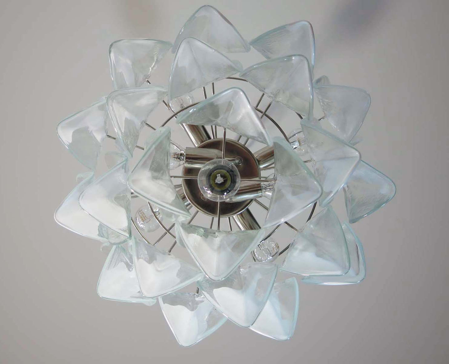 Murano Lysekrone | 23 Klare Rondiniglass