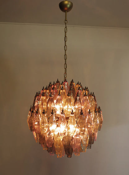 Murano Chandelier | 140 Multi-coloured polyhedral glasses