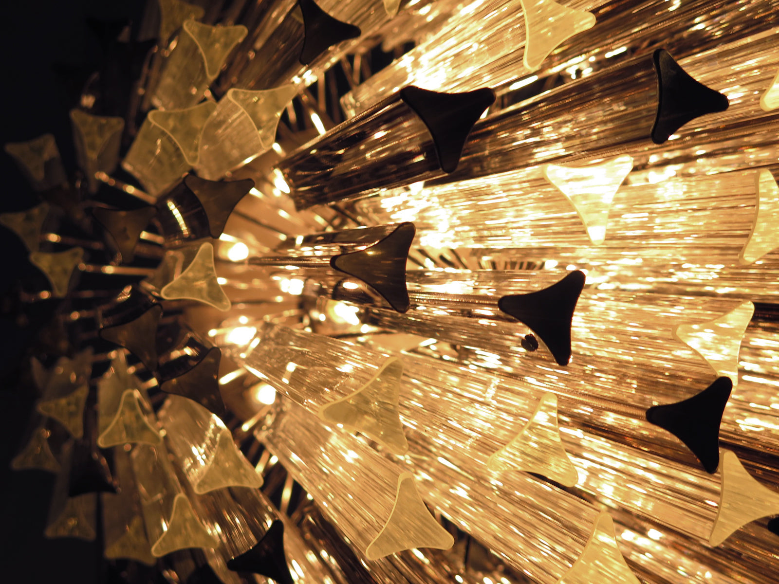 Murano Chandelier – 184 Multicoloured Prism Glass – detail 6 – Murano Classics