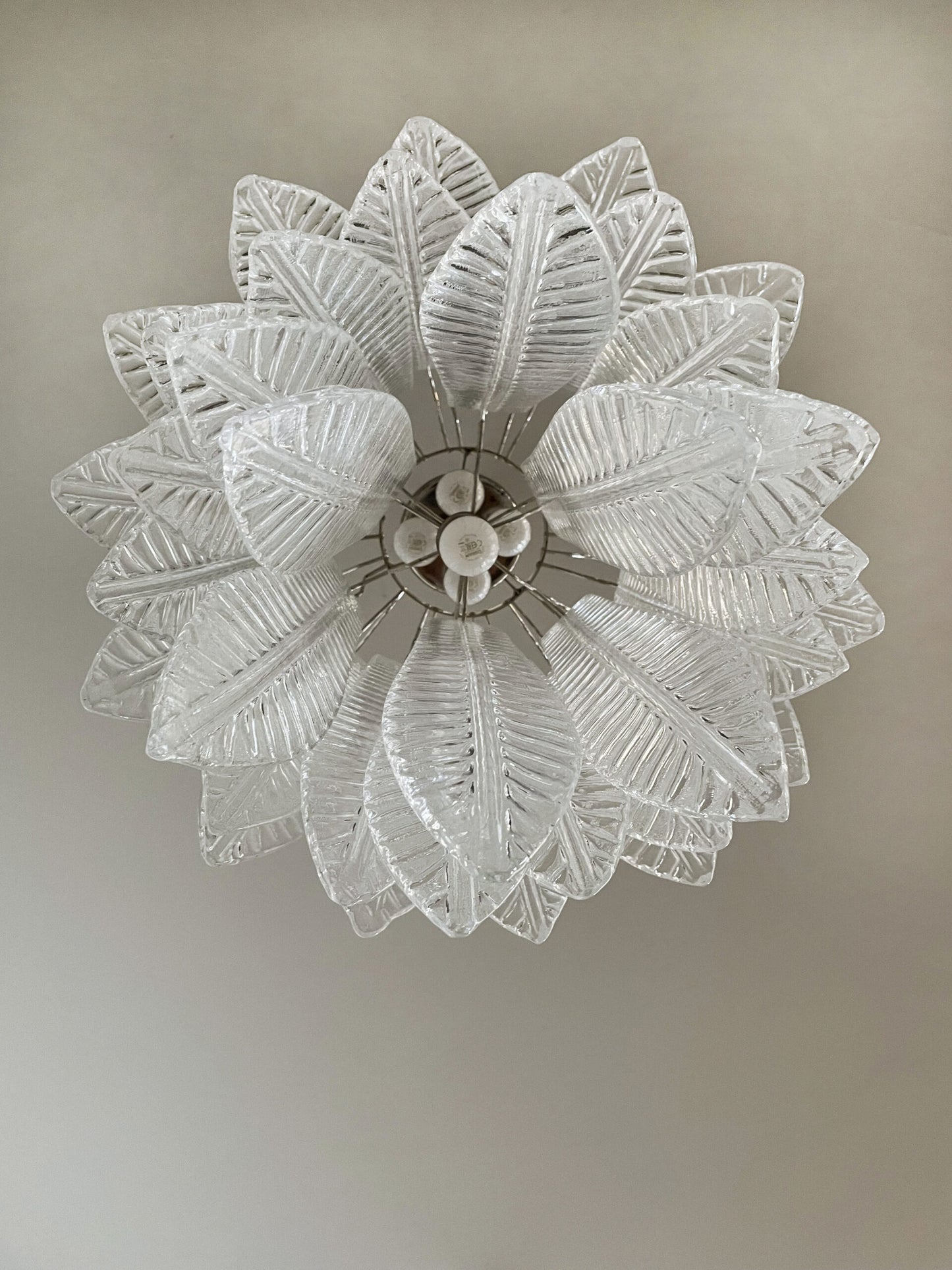 Murano Lysekrone | 41 Klare Felciglass