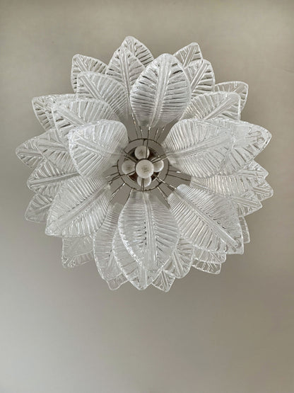 Murano Lysekrone | 41 Klare Felciglass