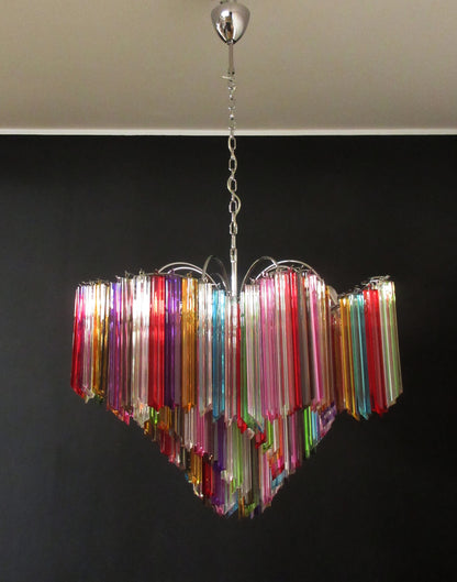 Murano Chandelier | 200 Multicolored Prism Glasses