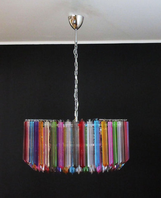 Murano Chandelier | 265 Multicolored Prism Glasses