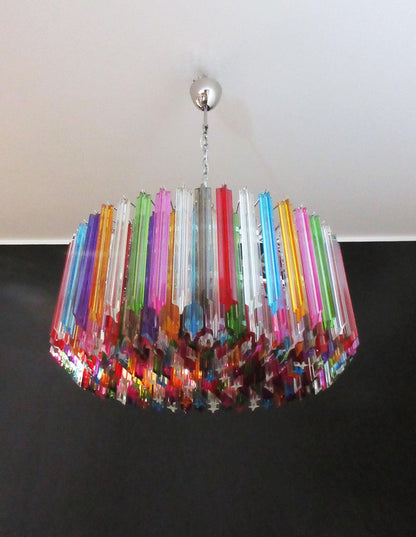 Murano Chandelier | 265 Multicolored Prism Glasses