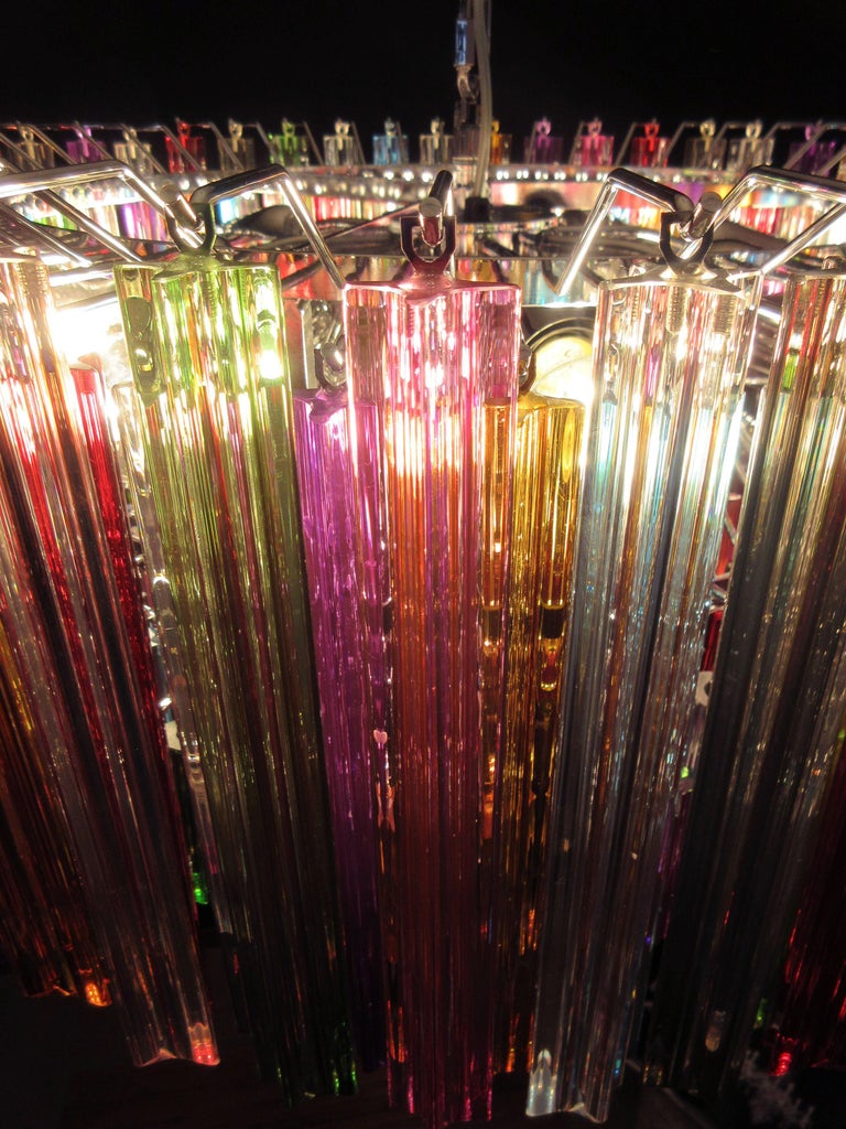 Murano Chandelier | 265 Multicolored Prism Glasses