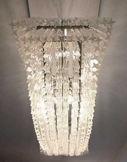 Murano Chandelier | 292 Clear Prism glass