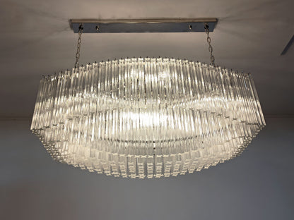 Murano Chandelier | 292 Clear Prism glass