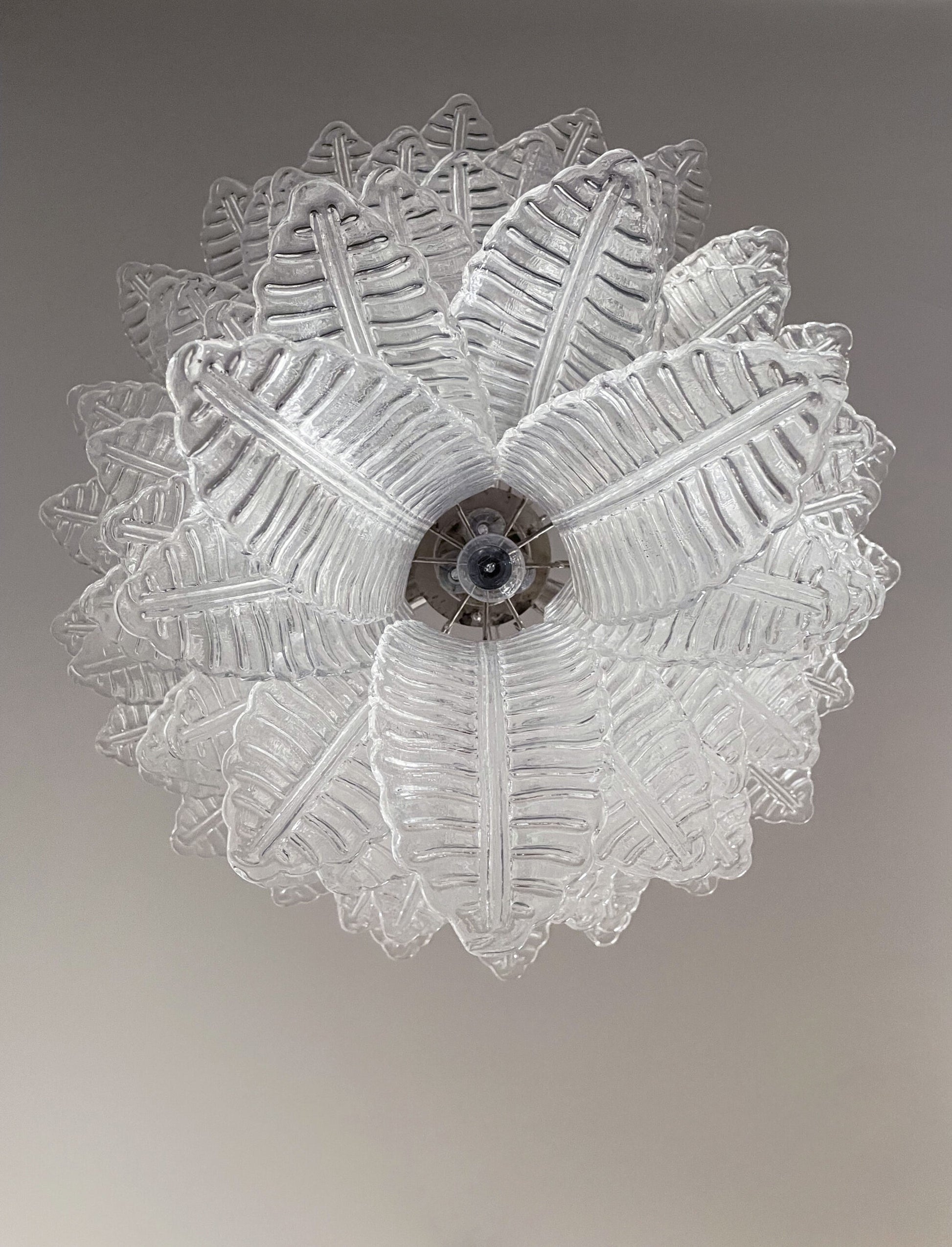 Murano Lysekrone | 75 Klare Felciglass