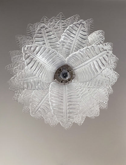 Murano Lysekrone | 75 Klare Felciglass