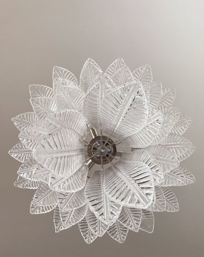 Murano Lysekrone | 52 Klare Felciglass