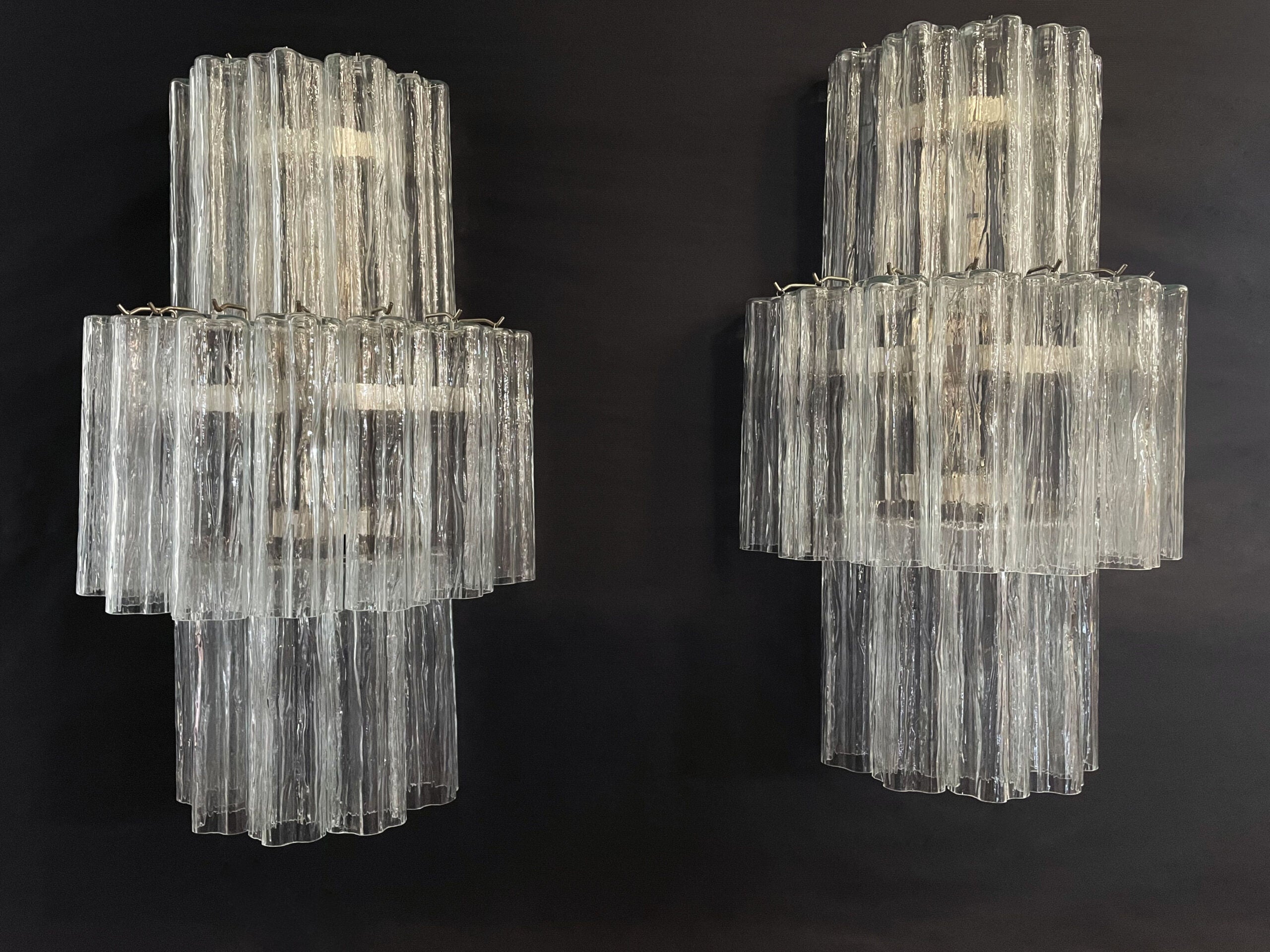 Murano Wandlamp – 18 Helder Prismaglas – Set van 2 – detail 6 – Murano Classics