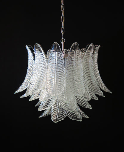 Murano Lysekrone | 36 Klare Felciglass