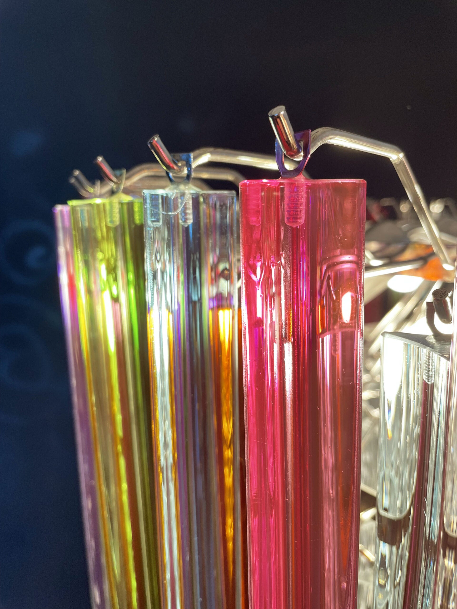 Murano Chandelier | 265 Multicoloured Prism Glass