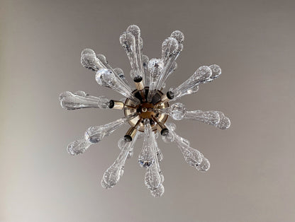 Murano Lysekrone | 50 Klare Sputnik