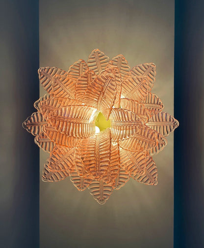 Murano Lysekrone | 32 Rosa Felciglass