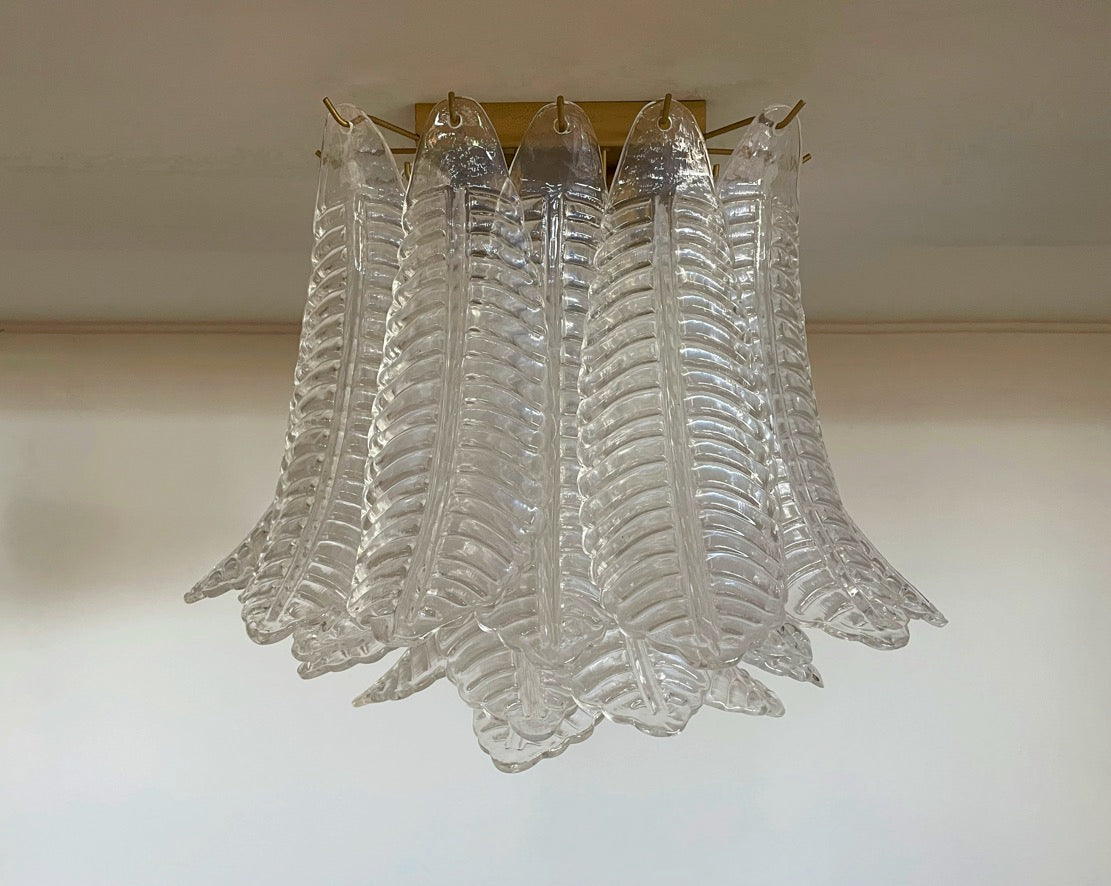 Murano Lysekrone – 32 Klare Felciglass – Murano Classics