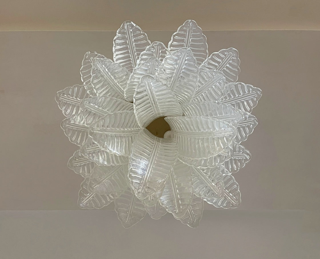 Murano Lysekrone | 32 Klare Felciglass