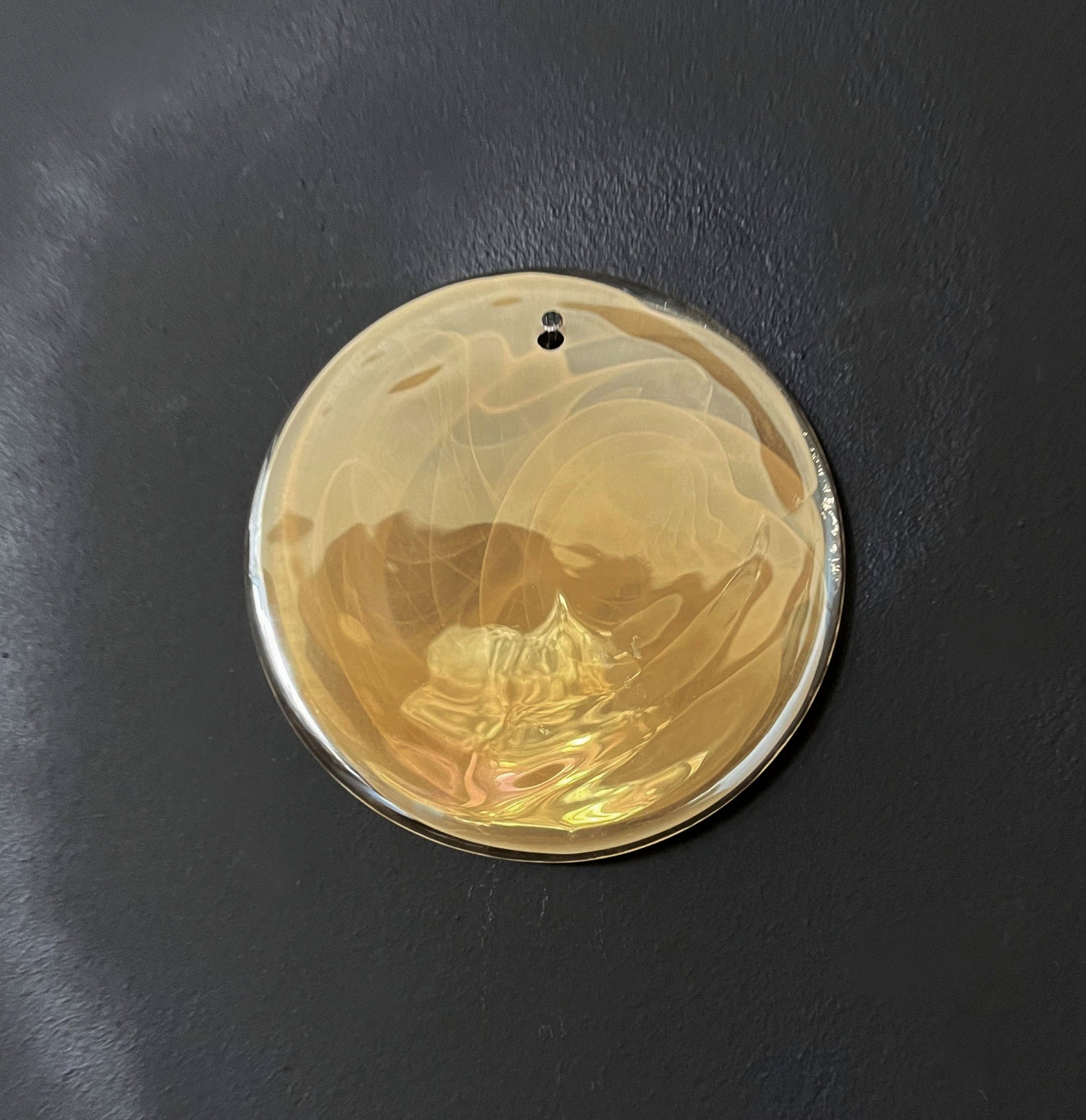 Murano Chandelier – 57 Yellow Disc Glass – detail 6 – Murano Classics