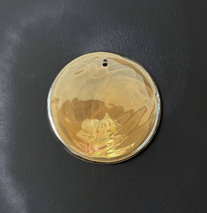 Murano Lysekrone | 57 Gule Glassdisker