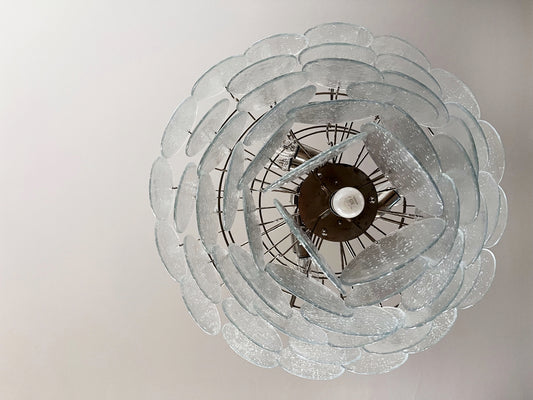 Murano Lysekrone | 57 Irisklare Glassdisker