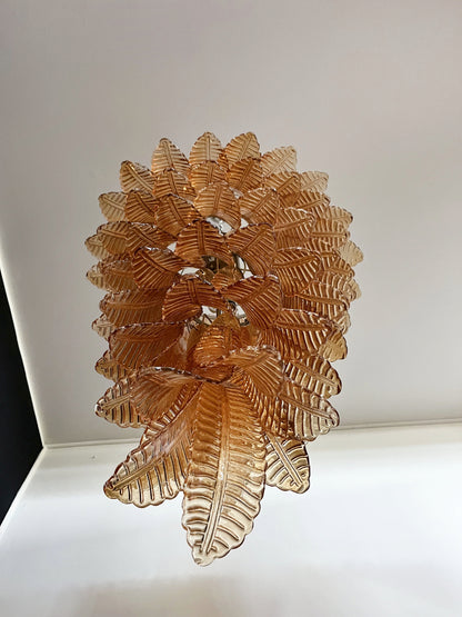 Murano Lysekrone | 83 Gule Felciglass