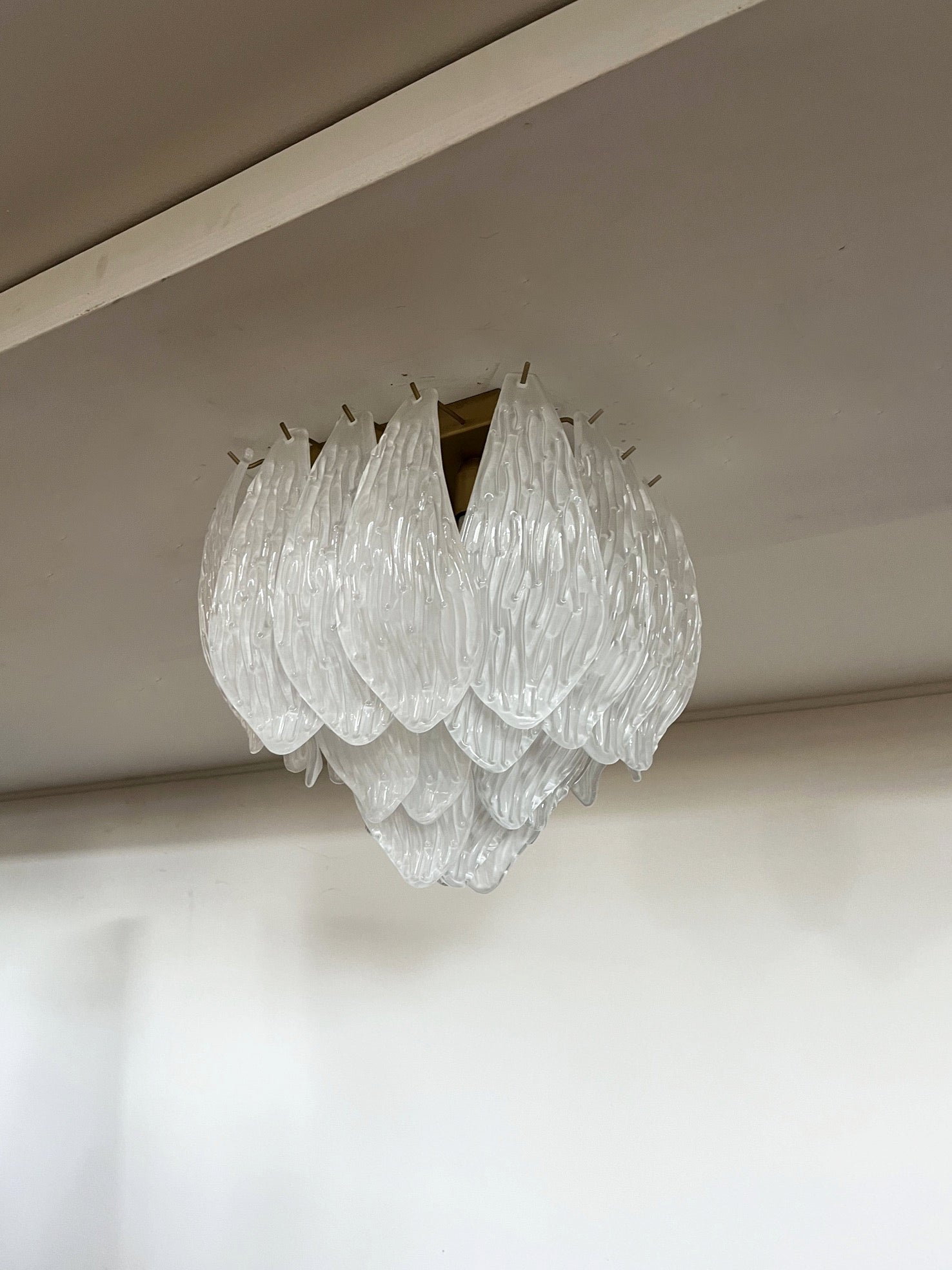 Murano Chandelier – 32 Yellow Petal Glass – detail 10 – Murano Classics