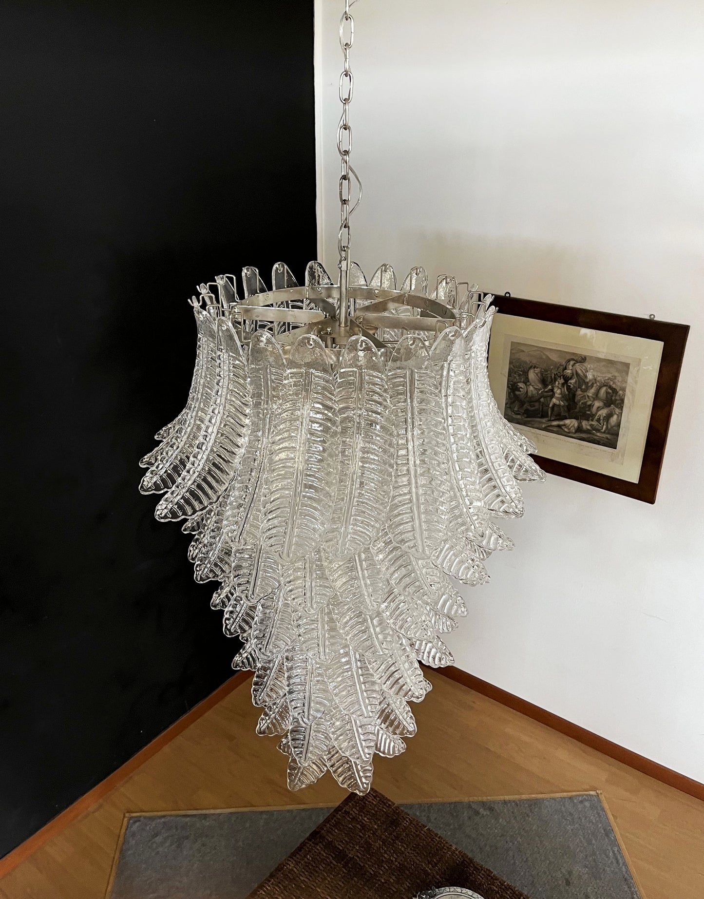 Murano Lysekrone | 83 Klare Felciglass