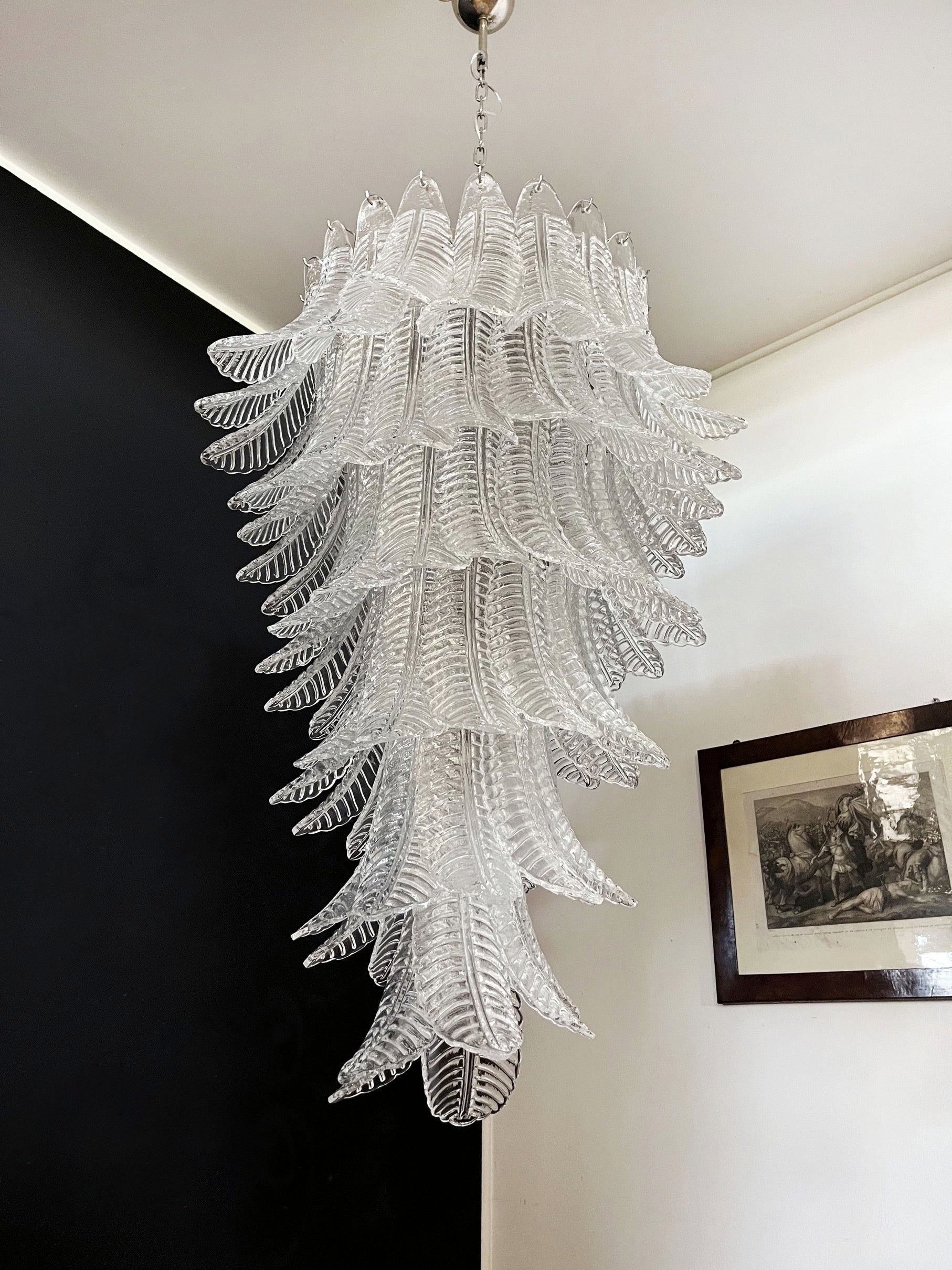 Murano Lysekrone | 83 Klare Felciglass