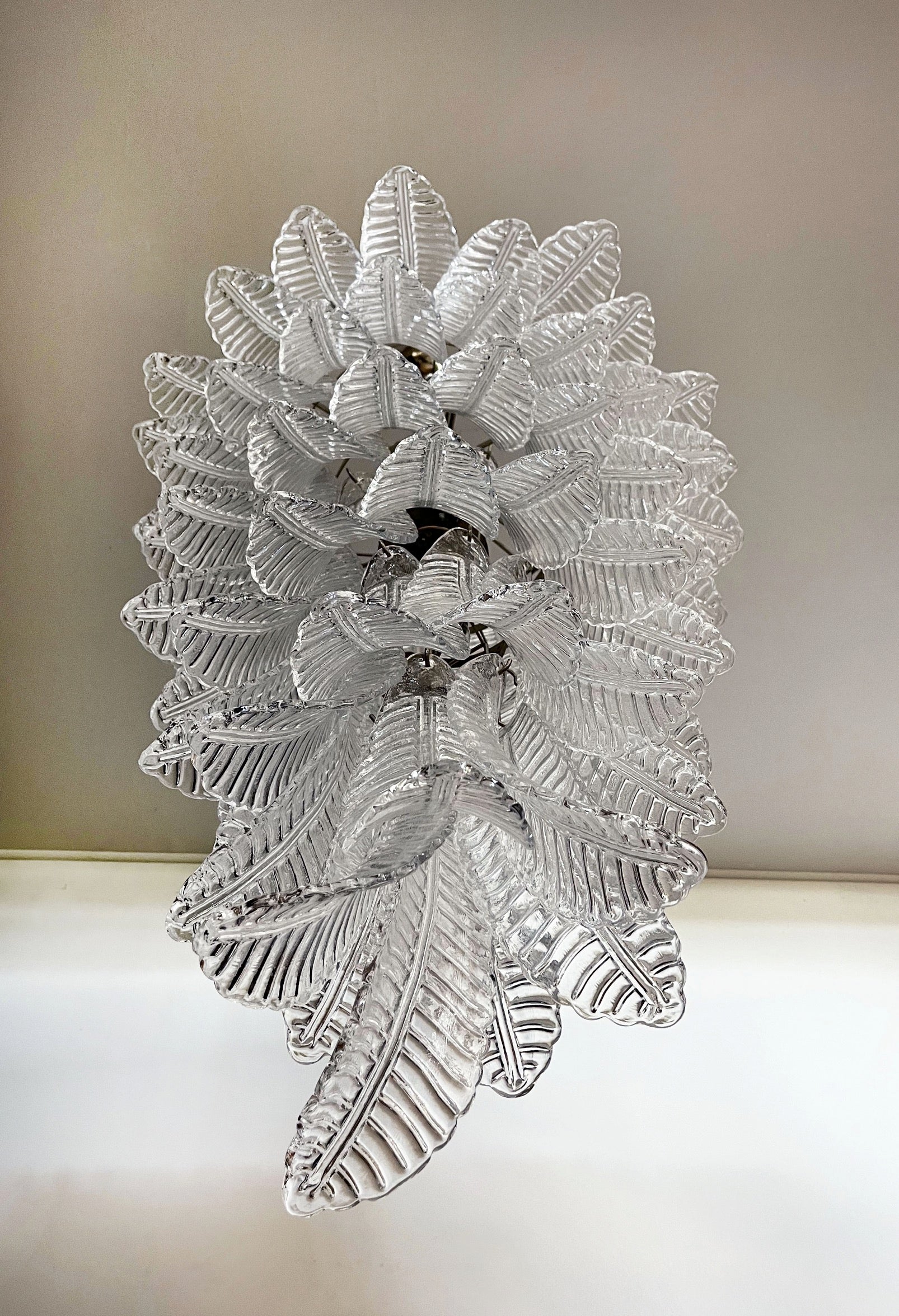 Murano Kroonluchter – 83 Heldere Felciglas Elementen – detail 5 – Murano Classics
