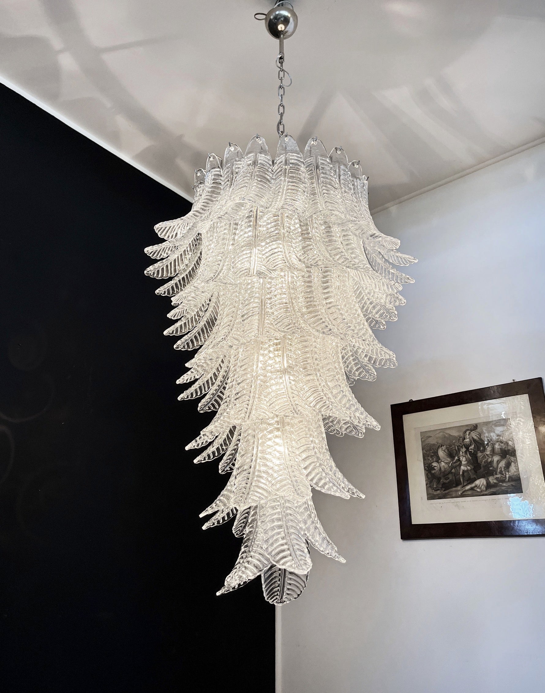 Murano Kroonluchter – 83 Heldere Felciglas Elementen – detail 9 – Murano Classics