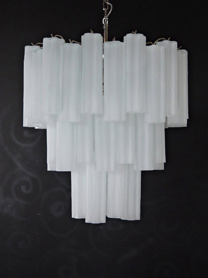 Murano Chandelier | 48 Matt white Glass tubes