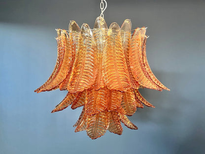 Murano Lysekrone | 48 Gule Felciglass