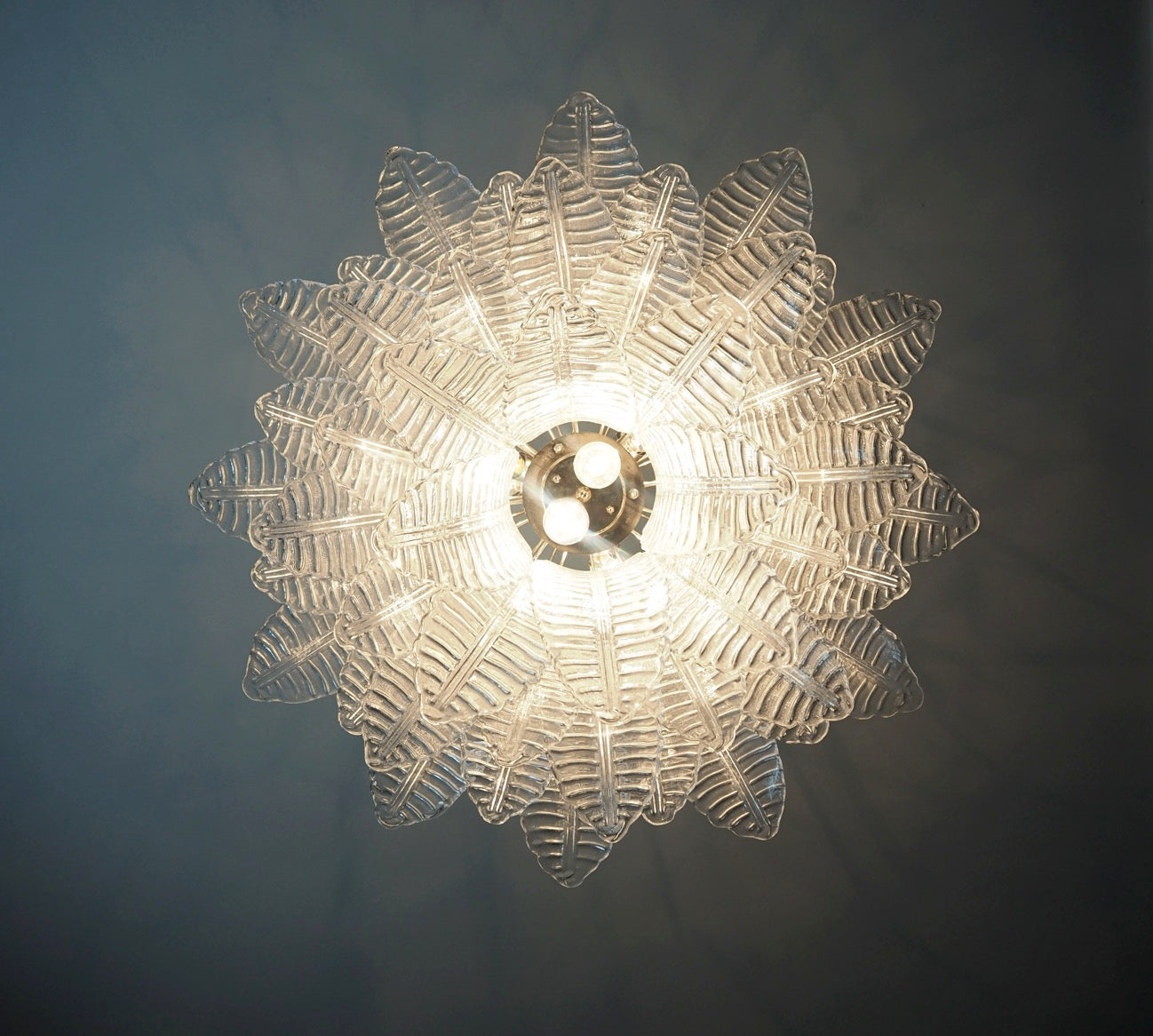 Murano Lysekrone | 48 Klare Felciglass