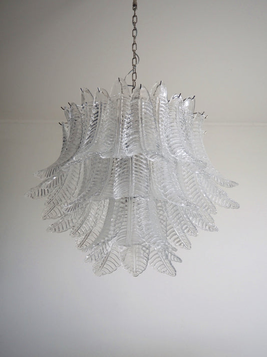 Murano Lysekrone | 48 Klare Felciglass