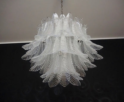 Murano Lysekrone | 48 Klare Felciglass