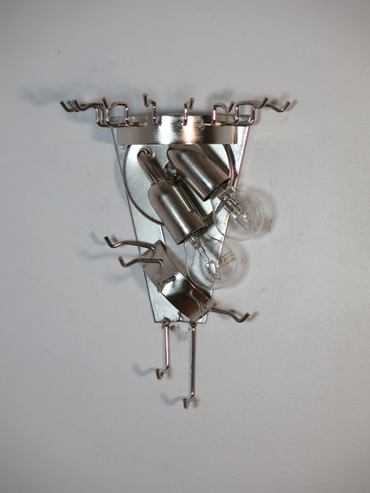 Murano Vegglampe | 32 Multifarge Prismeglass | 1 par