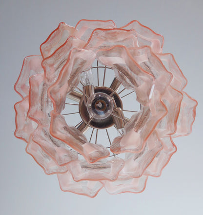 Murano Lysekrone | 23 Rosa Crostoliglass