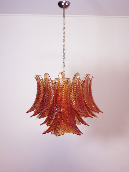 Murano Lysekrone | 36 Gule Felciglass