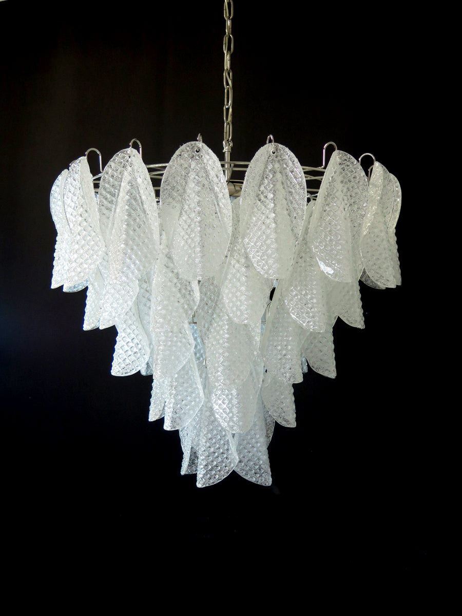 Murano Lysekrone | 50 Klare Rondiniglass