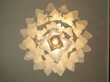 Murano Lysekrone | 50 Klare Rondiniglass