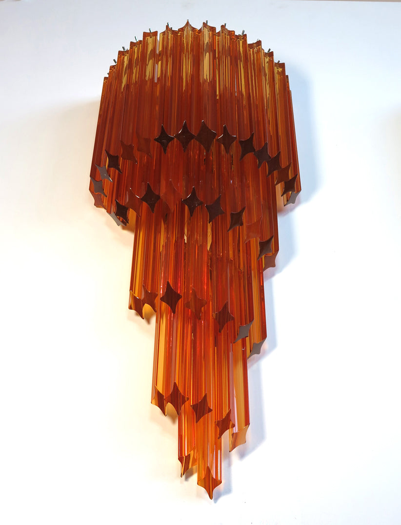 Murano Wall Lamp | 41 Yellow Prism Glass | Set of 2