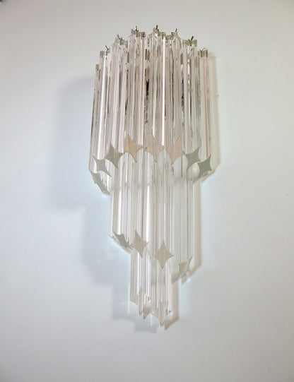 Murano Wandlamp | 32 Helder Prism | 2 stuks