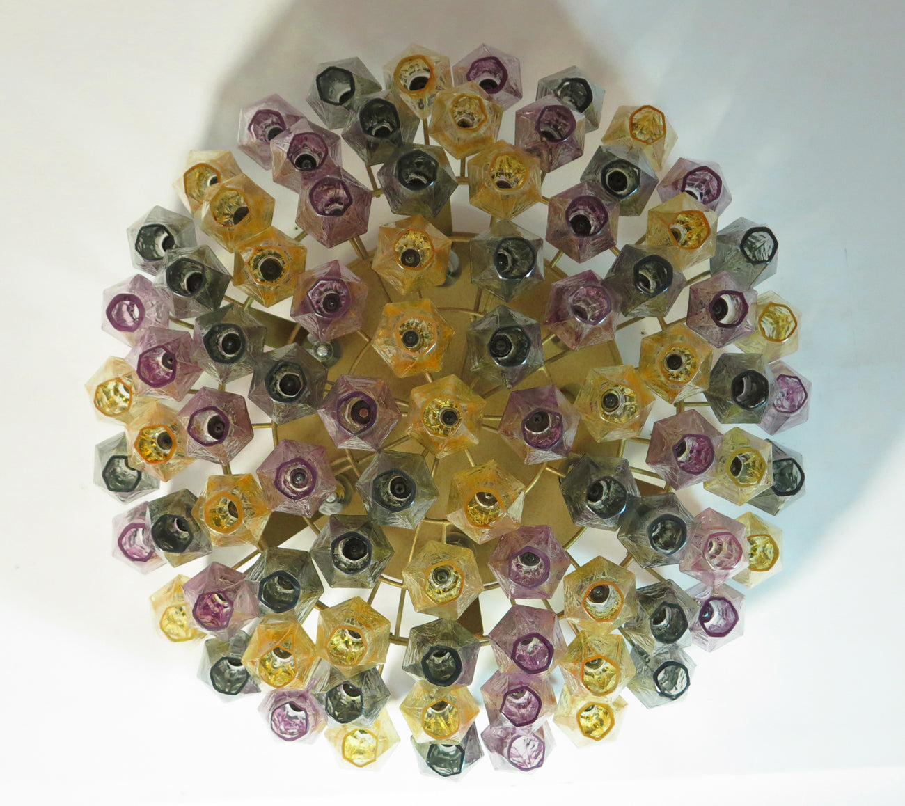 Murano Lysekrone | 84 Multifarge Poliedriglass