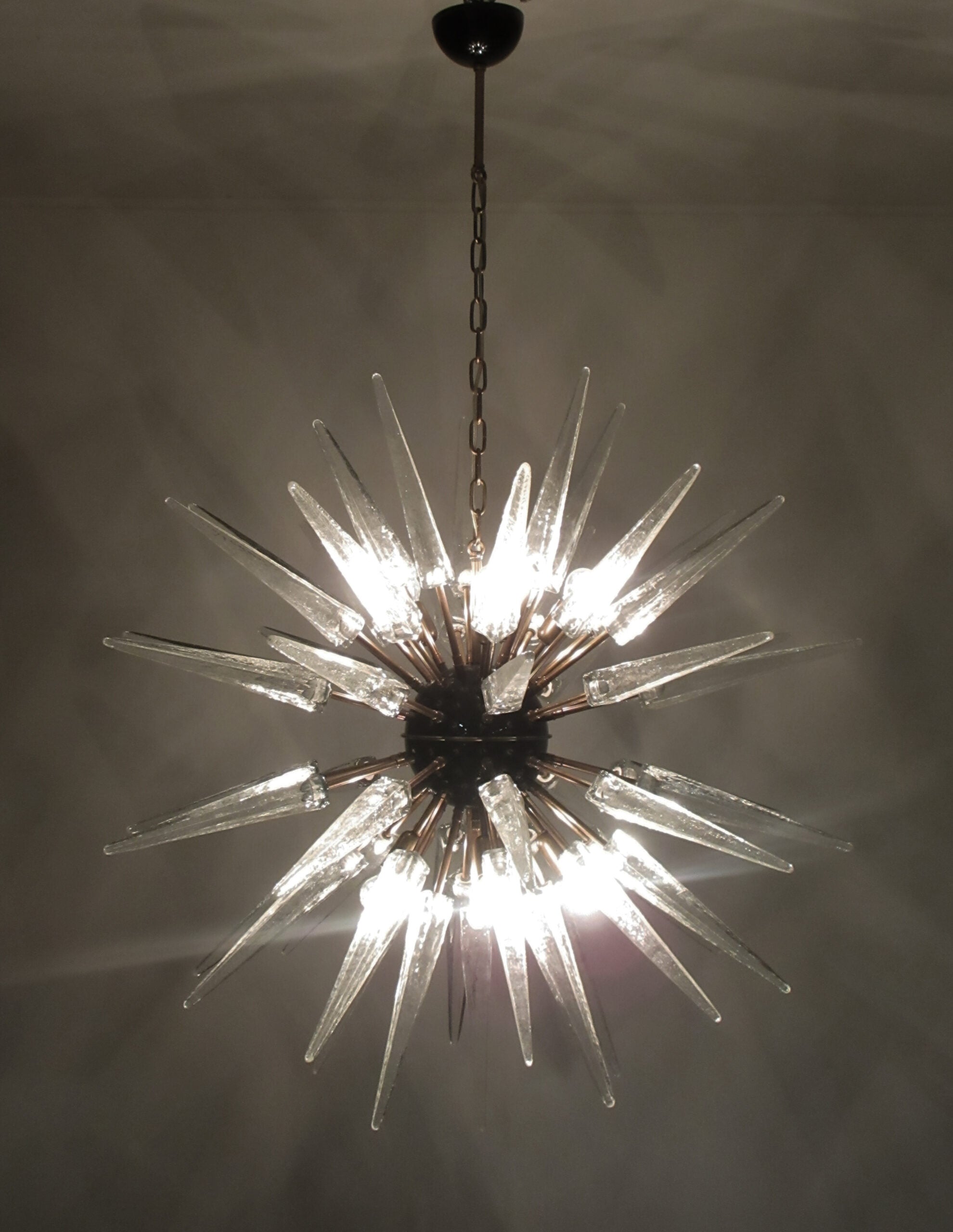 Lustre Murano – 51 Sputnik Transparents – détail 3 – Murano Classics