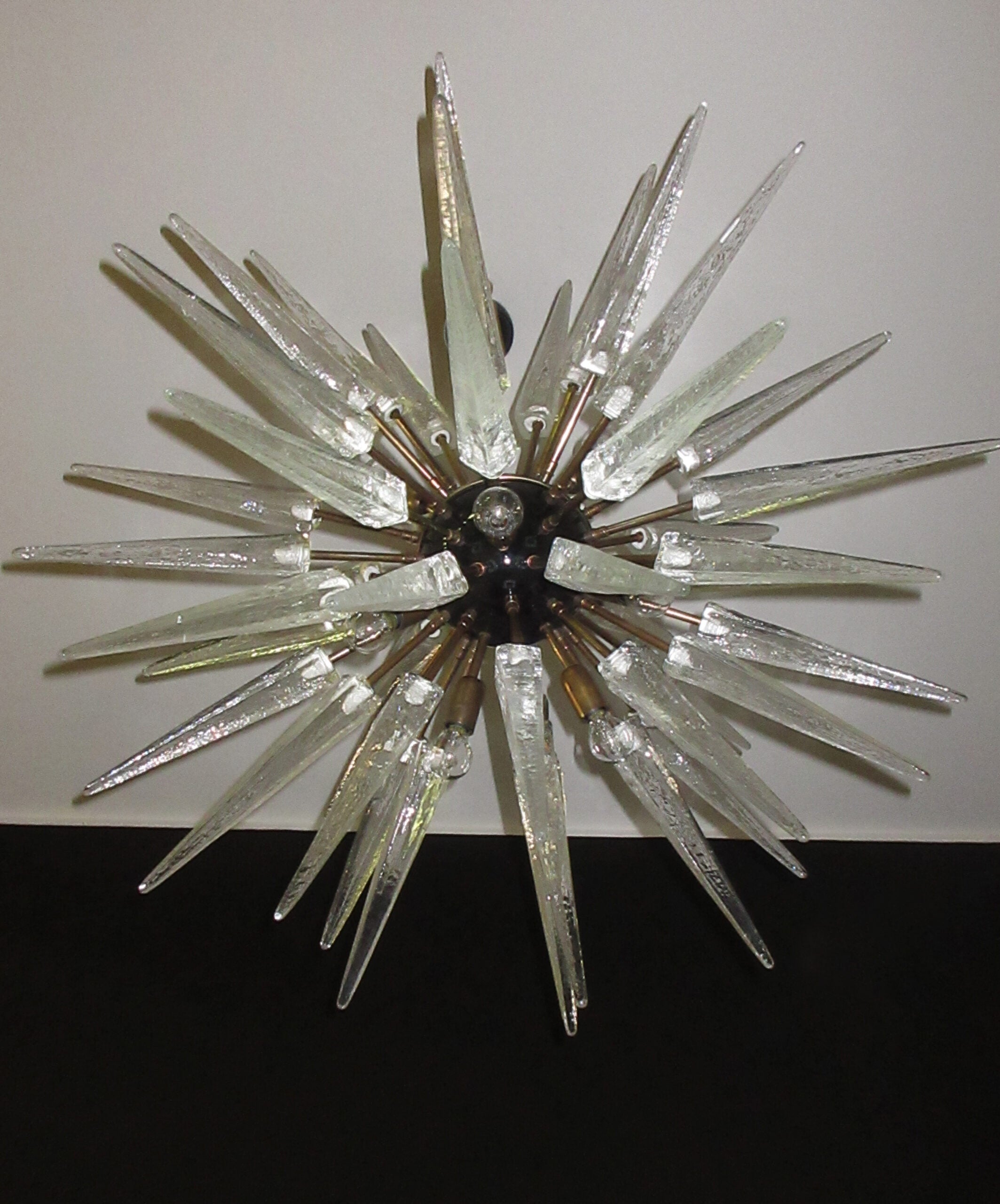 Lustre Murano – 51 Sputnik Transparents – détail 2 – Murano Classics