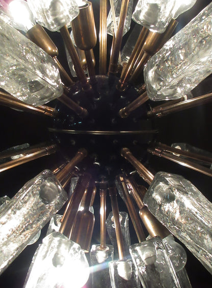 Murano Lysekrone | 51 Klare Sputnik