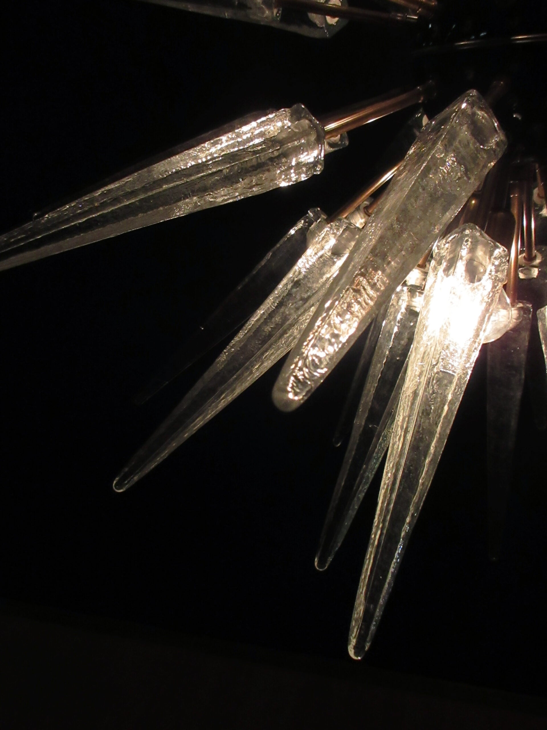 Murano Lysekrone | 51 Klare Sputnik