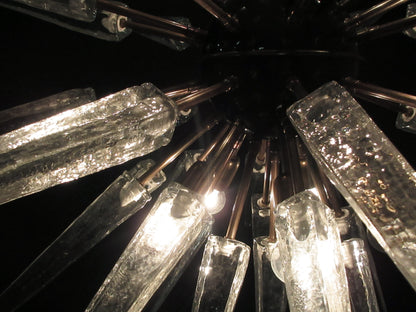 Murano Lysekrone | 51 Klare Sputnik