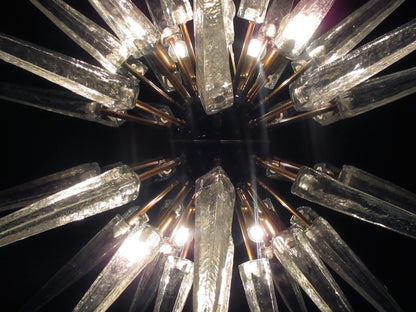 Murano Lysekrone | 51 Klare Sputnik